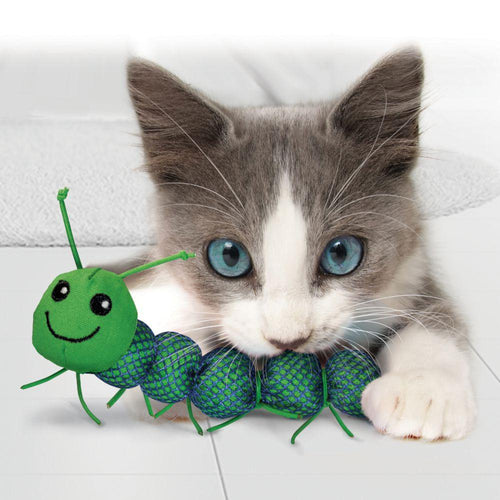 Kong Nibble Critter Catnipillar Cat Toy