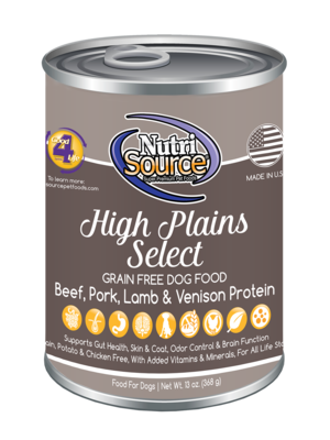 NutriSource® High Plains Select Grain Free Dog Food