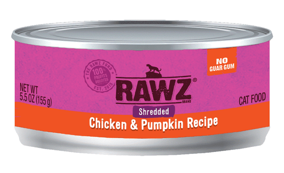 RAWZ® Shredded Chicken & Pumpkin Cat Food Recipe
