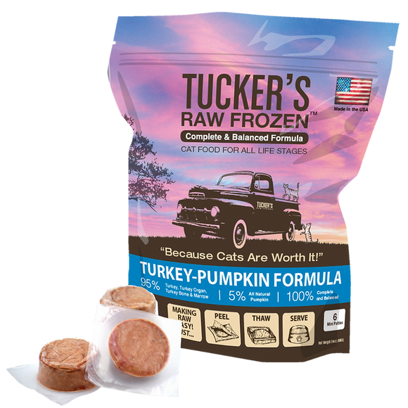 Tucker's Turkey-Pumpkin Raw Frozen Cat Food