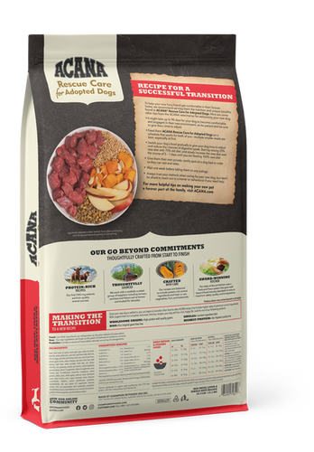 ACANA Rescue Care for Adopted Dogs Red Meat, Liver & Whole Oats Recipe Dry Dog Food