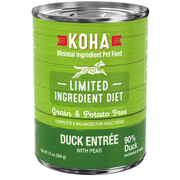 Koha Limited Ingredient Diet Duck Entrée for Dogs