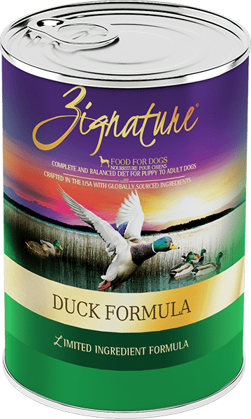 Zignature Limited Ingredient Duck Formula Wet Dog Food