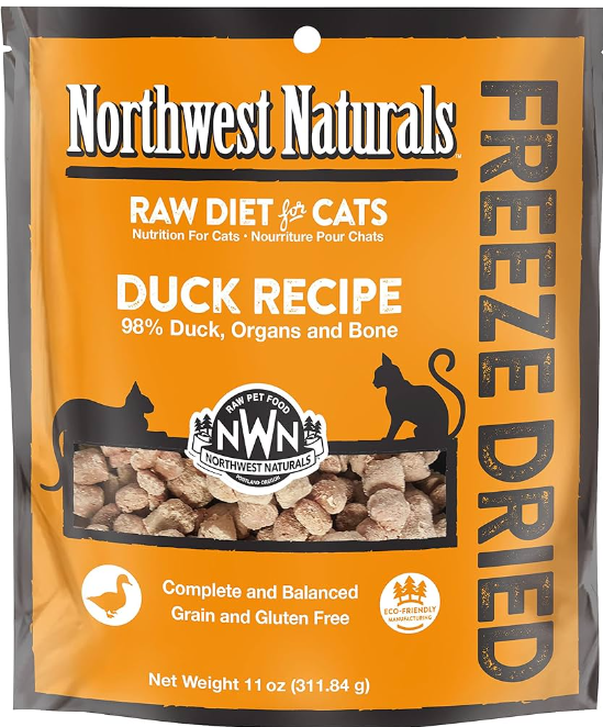 Northwest Naturals Freeze Dried Cat Nibbles Duck