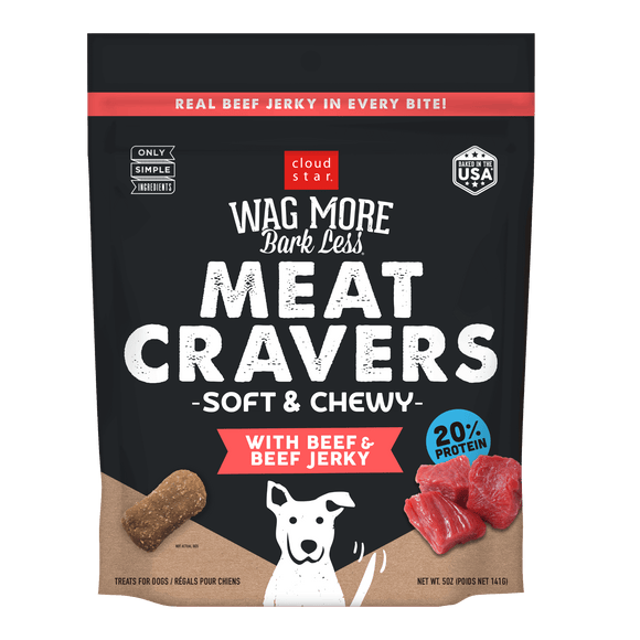 Cloud Star Wag More Bark Less Meat Cravers Soft & Chewy Beef