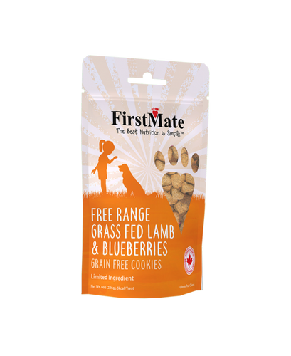 FirstMate Pet Foods Free Range Grass Fed Lamb & Blueberries Treats