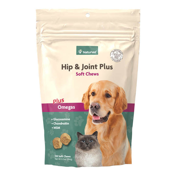 NaturVet Hip & Joint Plus Soft Chew Bag
