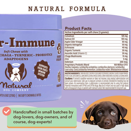 Natural Dog Company Aller-Immune Supplement Dog Chews (90 ct)