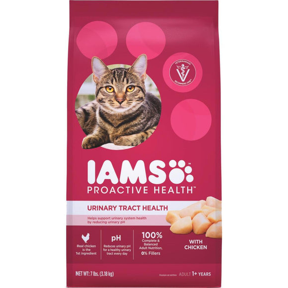 Iams Proactive Health Urinary Tract Formula 7 Lb. Chicken Flavor Adult Cat Food
