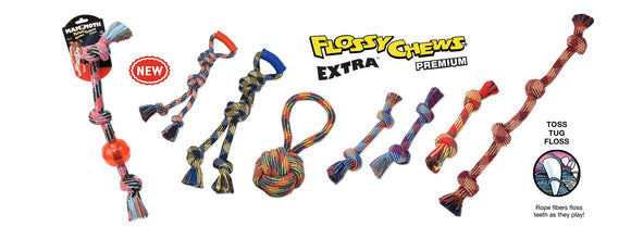 Mammoth® Flossy Chews® Extra™ Braided Toys