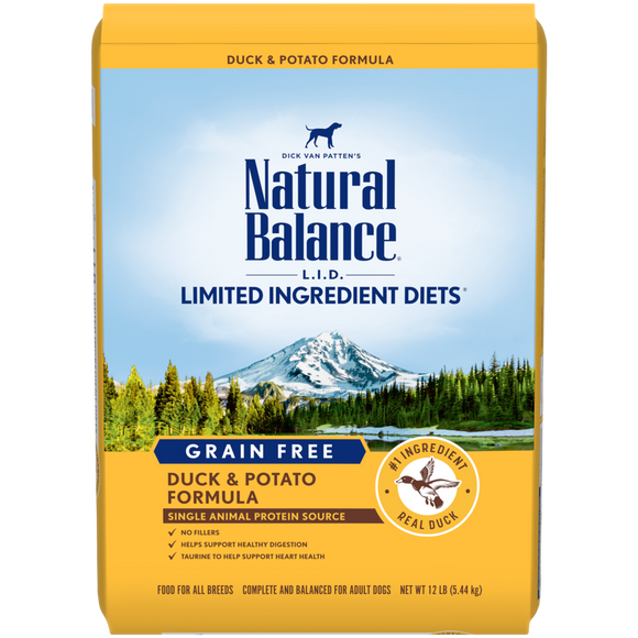 L.I.D. Limited Ingredient Diets® Grain Free Duck & Potato Dry Dog Formula