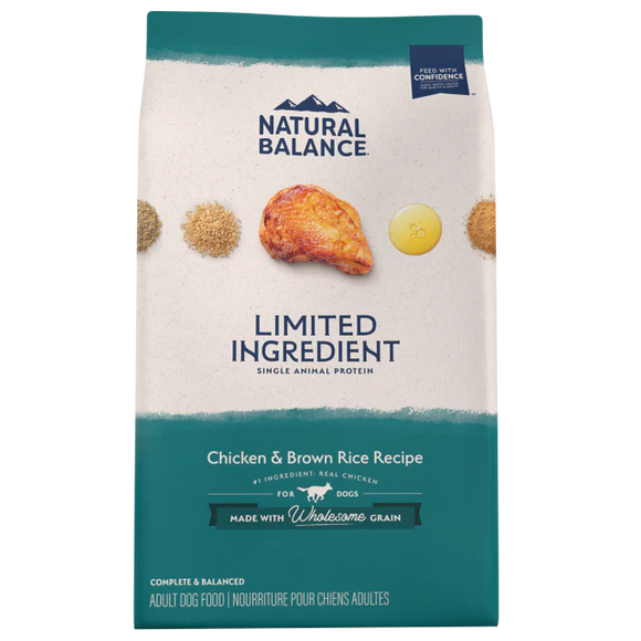 Natural Balance Limited Ingredient Chicken & Brown Rice Recipe Dry Dog Food