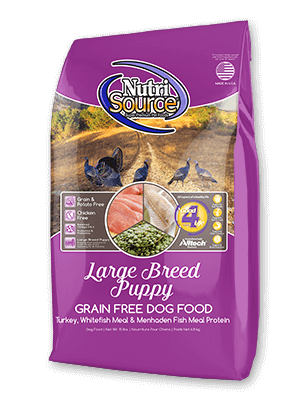 NutriSource® Large Breed Puppy Grain Free Turkey & Fish Recipe Dry Dog Food