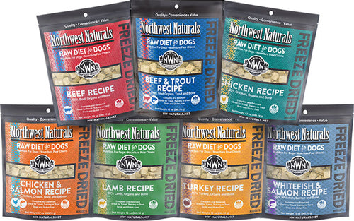 Northwest Naturals Whitefish & Salmon Recipe Freeze Dried Nuggets for Dogs (28 Oz, Whitefish & Salmon)