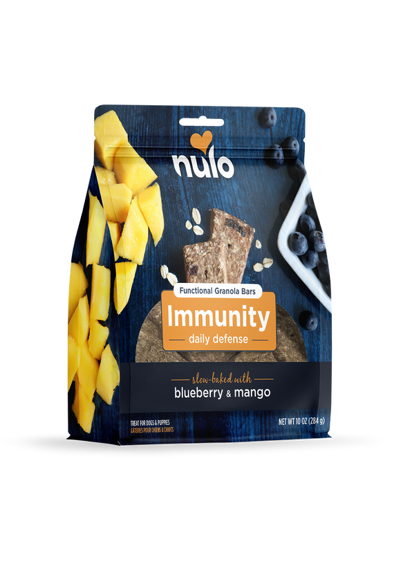 Nulo Immunity Daily Defense Functional Granola Bars For Dogs