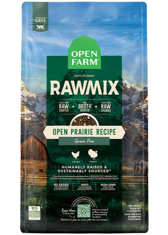 Open Farm Open Prairie Grain-Free RawMix for Cats (2.25 Lbs)