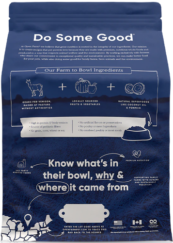 Open Farm New Zealand Venison Dry Dog Food