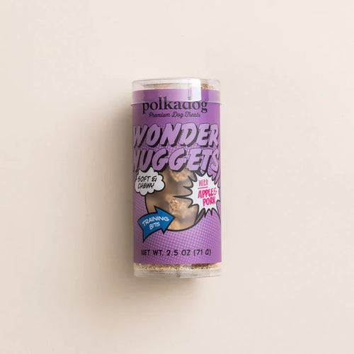 Polkadog Wonder Nuggets Apple & Pork Mini Tube Soft & Chewy Dog Treat