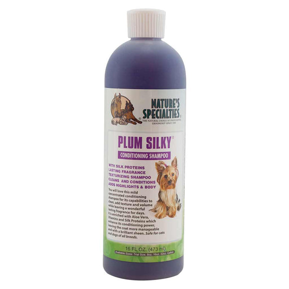 Nature's Specialties Plum Silky® Shampoo for Dogs & Cats