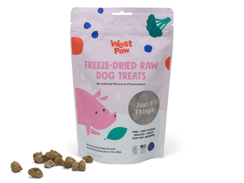 West Paw Freeze-Dried Raw Pork Dog Treats