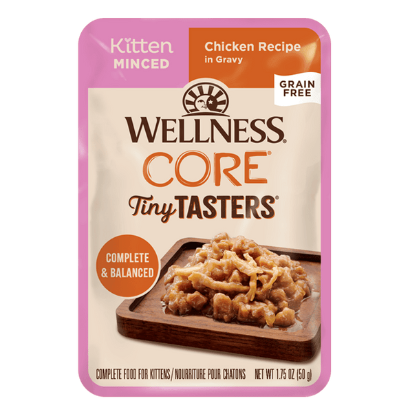 Wellness CORE® Tiny Tasters® Kitten | Minced Chicken Wet Food