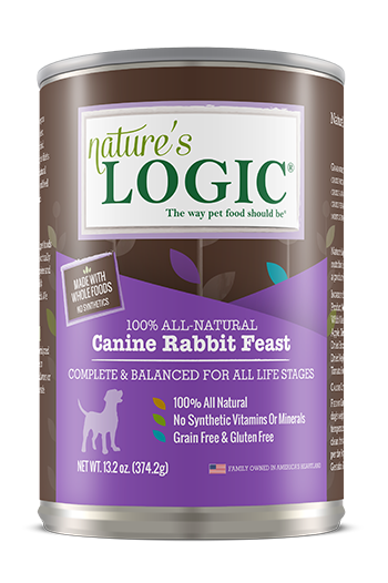 Nature's Logic Canine Rabbit Feast Wet Dog Food