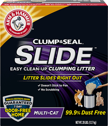 Church & Dwight Arm & Hammer™ SLIDE™ Easy Clean-Up Clumping Litter Multi-Cat