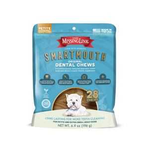 The Missing Link® Smartmouth™ Dental Chews for Petite/Extra Small Dogs, 28 Count