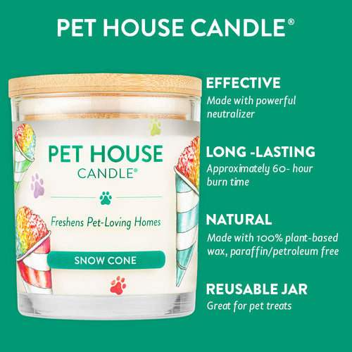Pet House Snow Cone Candle (9 oz)