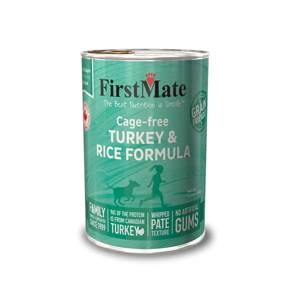 FirstMate Cage-free Turkey & Rice Formula for Dogs Canned Dog Food