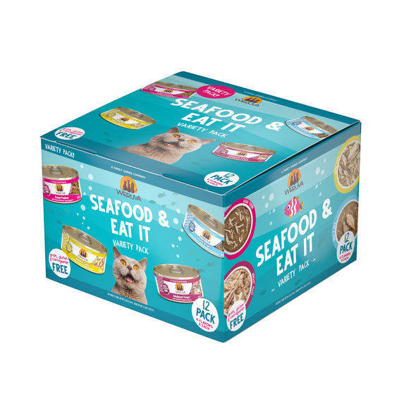Weruva Classic Cat Food, Seafood and Eat It! Variety Pack