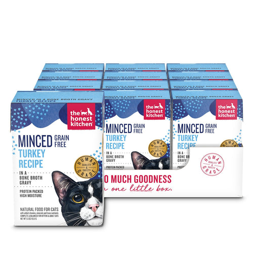 The Honest Kitchen Minced Turkey In Bone Broth Gravy Wet Cat Food