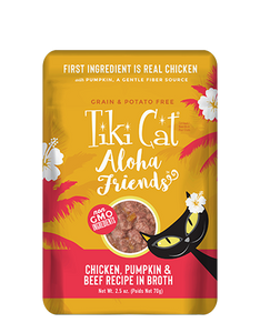 Tiki Cat® Aloha Friends™ Chicken, Pumpkin & Beef