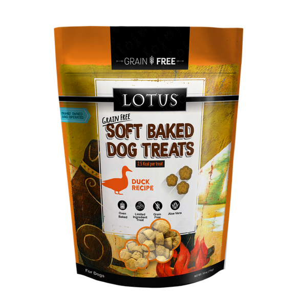 Lotus Duck Recipe Soft Baked Dog Treats