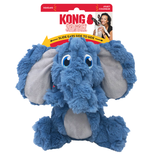 Kong Scrumplez Elephant Dog Toy (Medium)