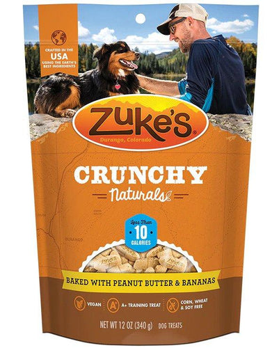 Zuke's Crunchy Naturals 10s Baked with Peanut Butter & Bananas