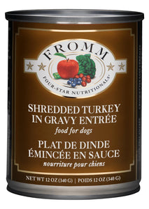 Fromm Four-Star Shredded Turkey in Gravy Entrée Dog Food