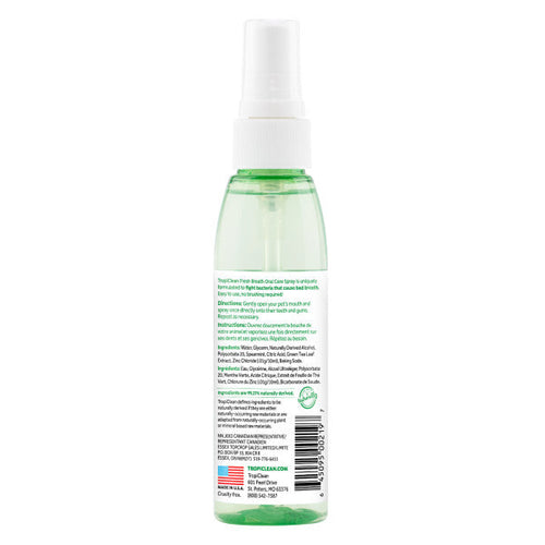 TropiClean Fresh Breath Oral Care Spray for Pets