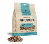 Vital Essentials Freeze Dried Raw Protein Mix-In Beef Recipe Mini Nibs Topper for Dogs