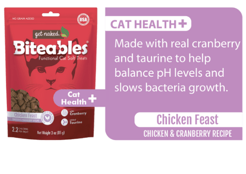 Get Naked® Biteables® Cat Health+ Functional Soft Treats Chicken Feast