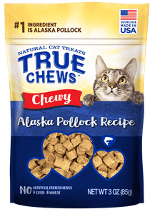 TRUE CHEWS® CHEWY ALASKA POLLOCK RECIPE CAT TREATS