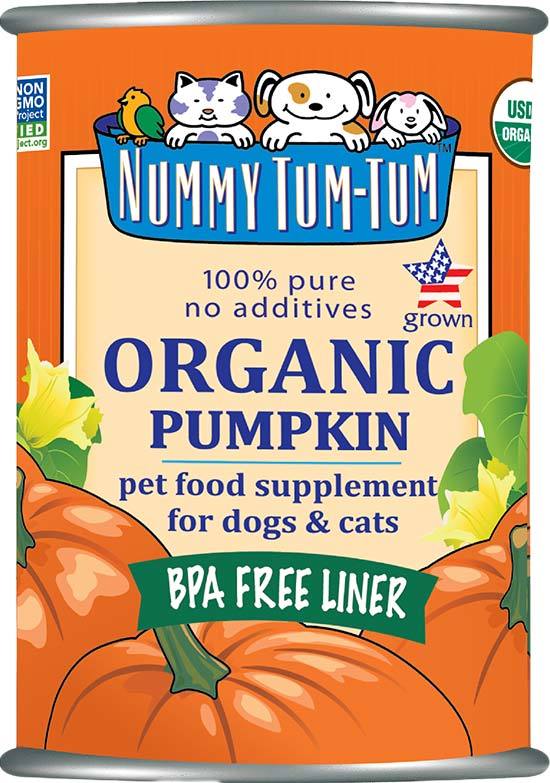Nummy Tum Tum Organic Pumpkin Pet Food Supplement for Dogs & Cats