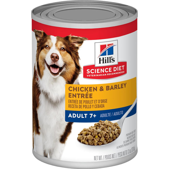 Hill's Science Diet Adult 7+ Chicken & Barley Entrée Dog Food