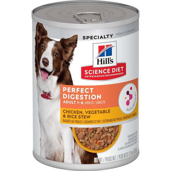 Hill's® Science Diet® Adult Perfect Digestion Chicken, Vegetable & Rice Stew Dog Food