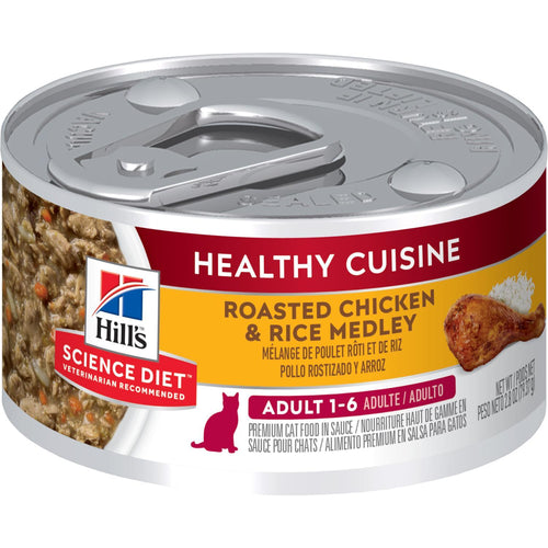 Hill's® Science Diet® Adult Healthy Cuisine Roasted Chicken & Rice Medley cat food