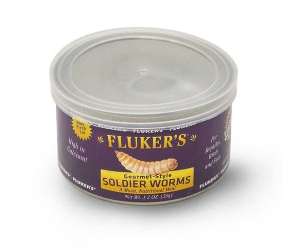 Fluker's Gourmet Canned Soldier Worms