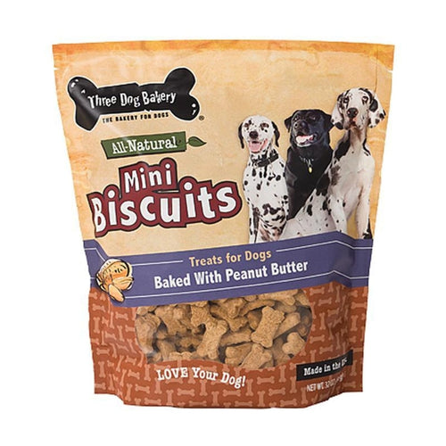 Three Dog Bakery Mini Biscuits Treats For Dogs
