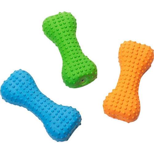 SPOT STUFFED LATEX BONE