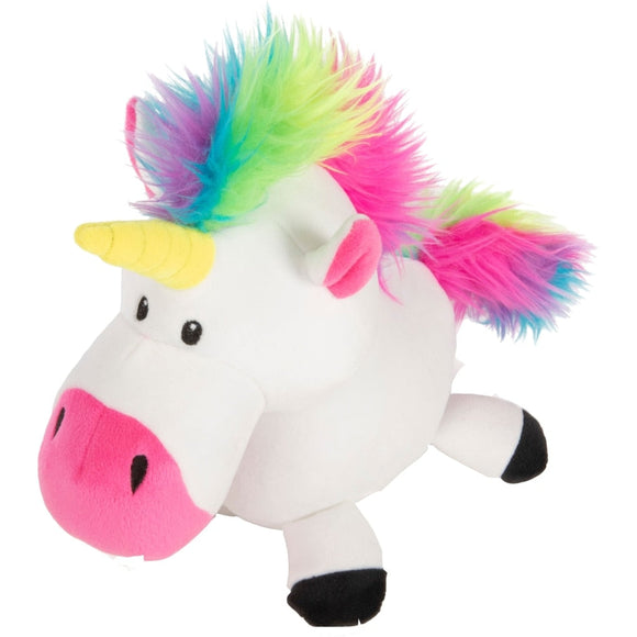 GODOG UNICORNS DURABLE PLUSH DOG TOY