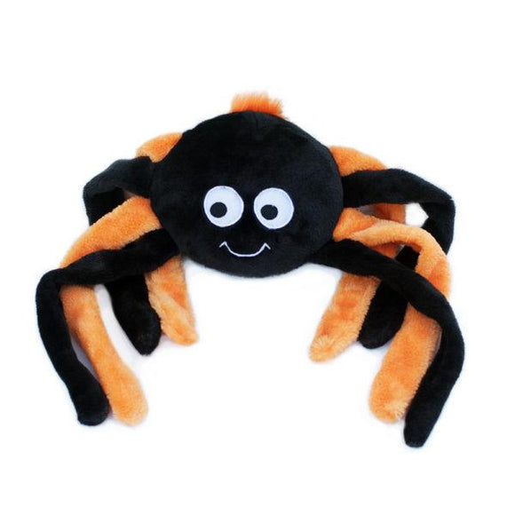 ZippyPaws Halloween Grunterz - Orange Spider